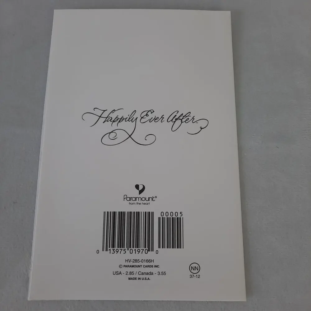Paramount Greeting Cards Second Marriage Congrats 6 Cards/6 Envelopes